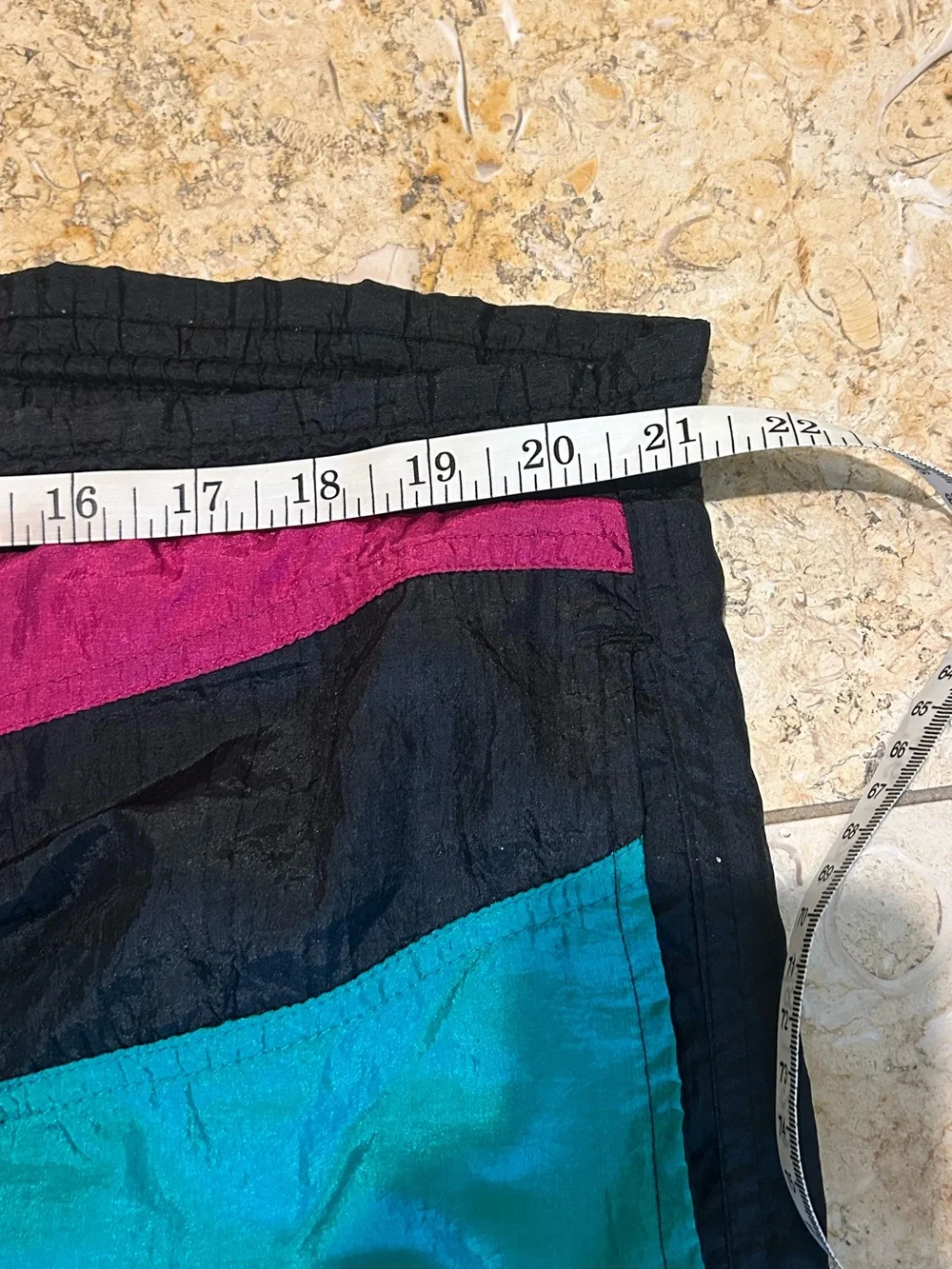 Vintage Givenchy Activewear Colorblock Swim Trunks Shorts XL 90s Nylon
